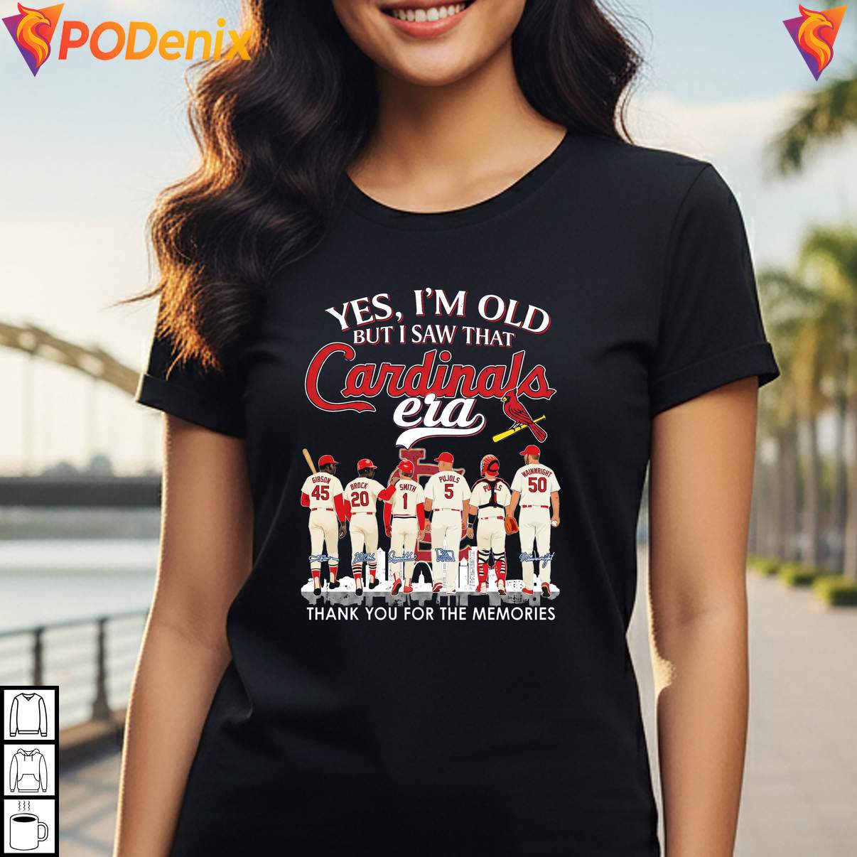 Gibson Legends Cardinals Era Tshirt Im Old But I Saw That Signatures Graphic Gibson Legends Cardinals Era Tshirt Im Old But I Saw That Signatures Graphic