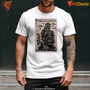 Godzillas Monsterpiece Theatre Shirt Presents The Odyssey Movie Graphic Arts