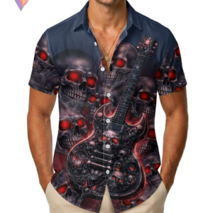 Guitarists Game Character Hawaiian Shirt 2026 Tropical Summer Beach Apparel