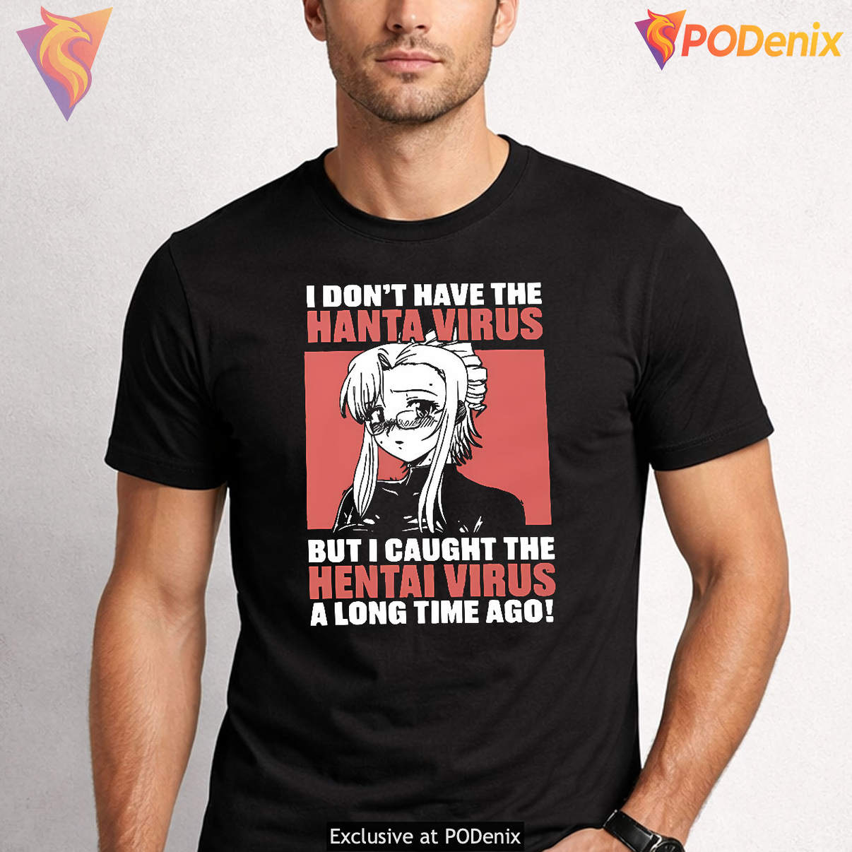 I Caught The Hentai Virus Funny Shirt Meme I Dont Have The Hanta Humor Mens I Caught The Hentai Virus Funny Shirt Meme I Dont Have The Hanta Humor Mens