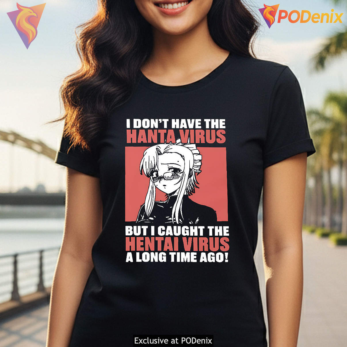 I Caught The Hentai Virus Funny T-Shirt Meme I Dont Have The Hanta Humor Mens I Caught The Hentai Virus Funny T-Shirt Meme I Dont Have The Hanta Humor Mens