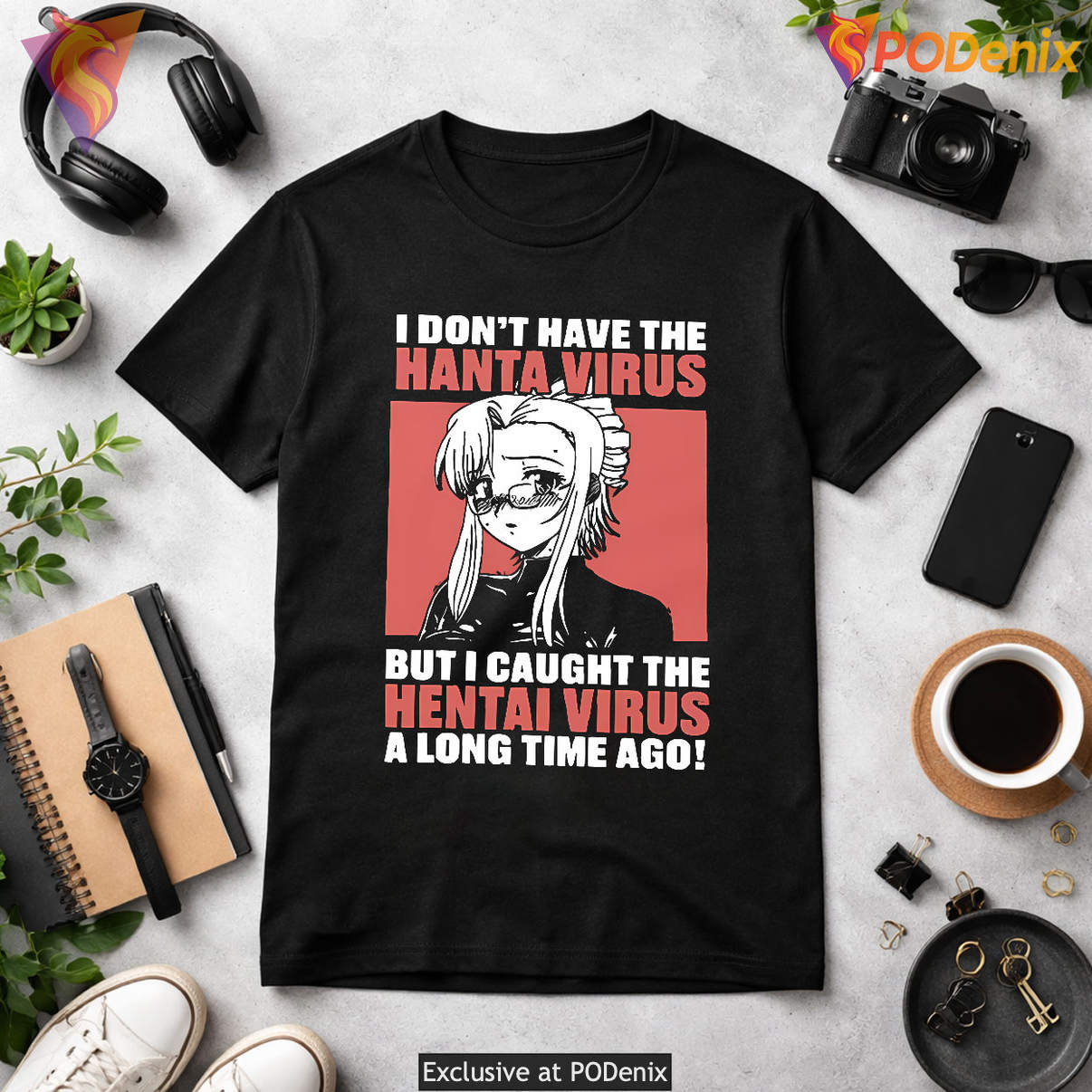 I Caught The Hentai Virus Funny Tshirt Meme I Dont Have The Hanta Humor Mens I Caught The Hentai Virus Funny Tshirt Meme I Dont Have The Hanta Humor Mens
