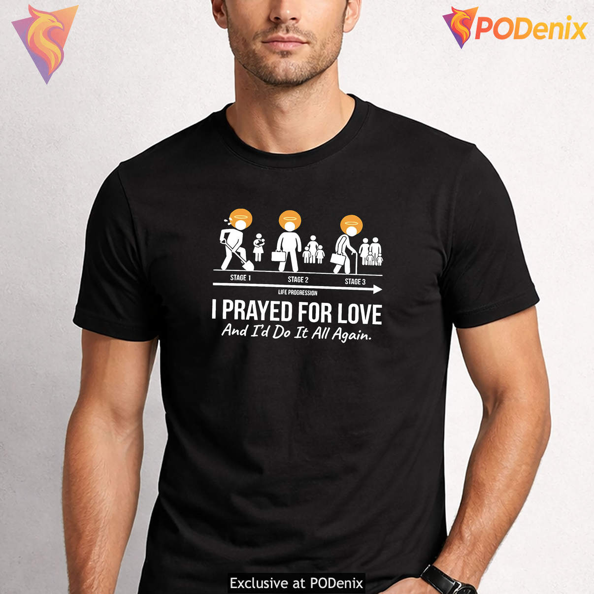 I Prayed For Love Id Do It Again Shirt All Quote Graphic Casual Womens Fan