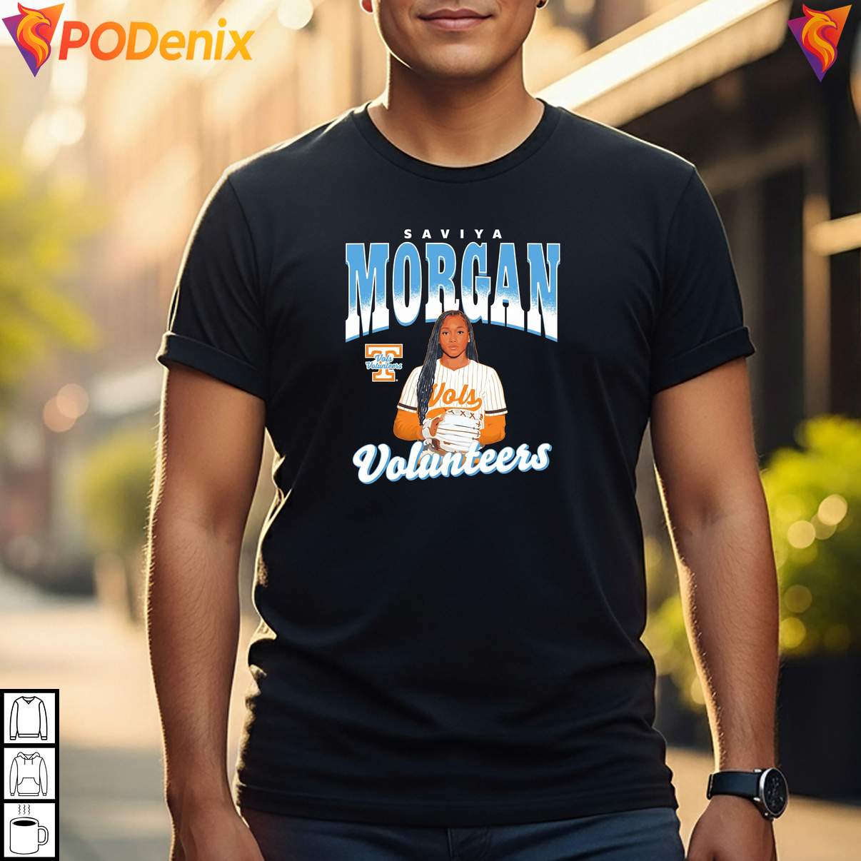 Illustrated Saviya Morgan Fan Tshirt Tennessee Lady Vols Sports Graphic Mens Illustrated Saviya Morgan Fan Tshirt Tennessee Lady Vols Sports Graphic Mens