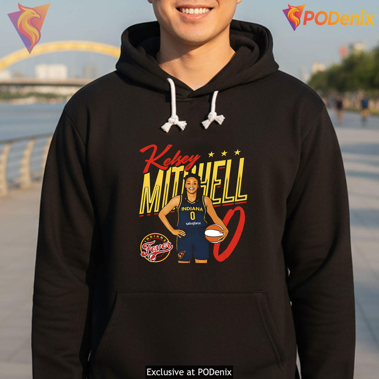 Indiana Fever Basketball Sports Tshirt Kelsey Mitchell Number 0 Graphic Fan Indiana Fever Basketball Sports Tshirt Kelsey Mitchell Number 0 Graphic Fan