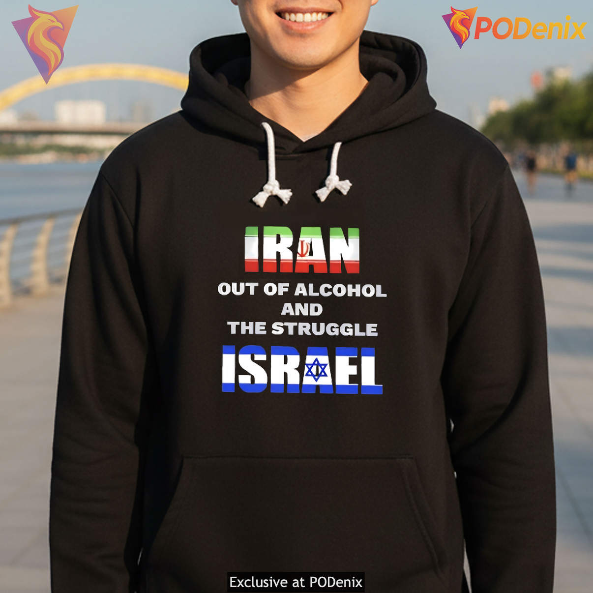 Iran Out Of Alcohol Israel Flag Shirt The Struggle Funny Meme Graphic Mens Iran Out Of Alcohol Israel Flag Shirt The Struggle Funny Meme Graphic Mens