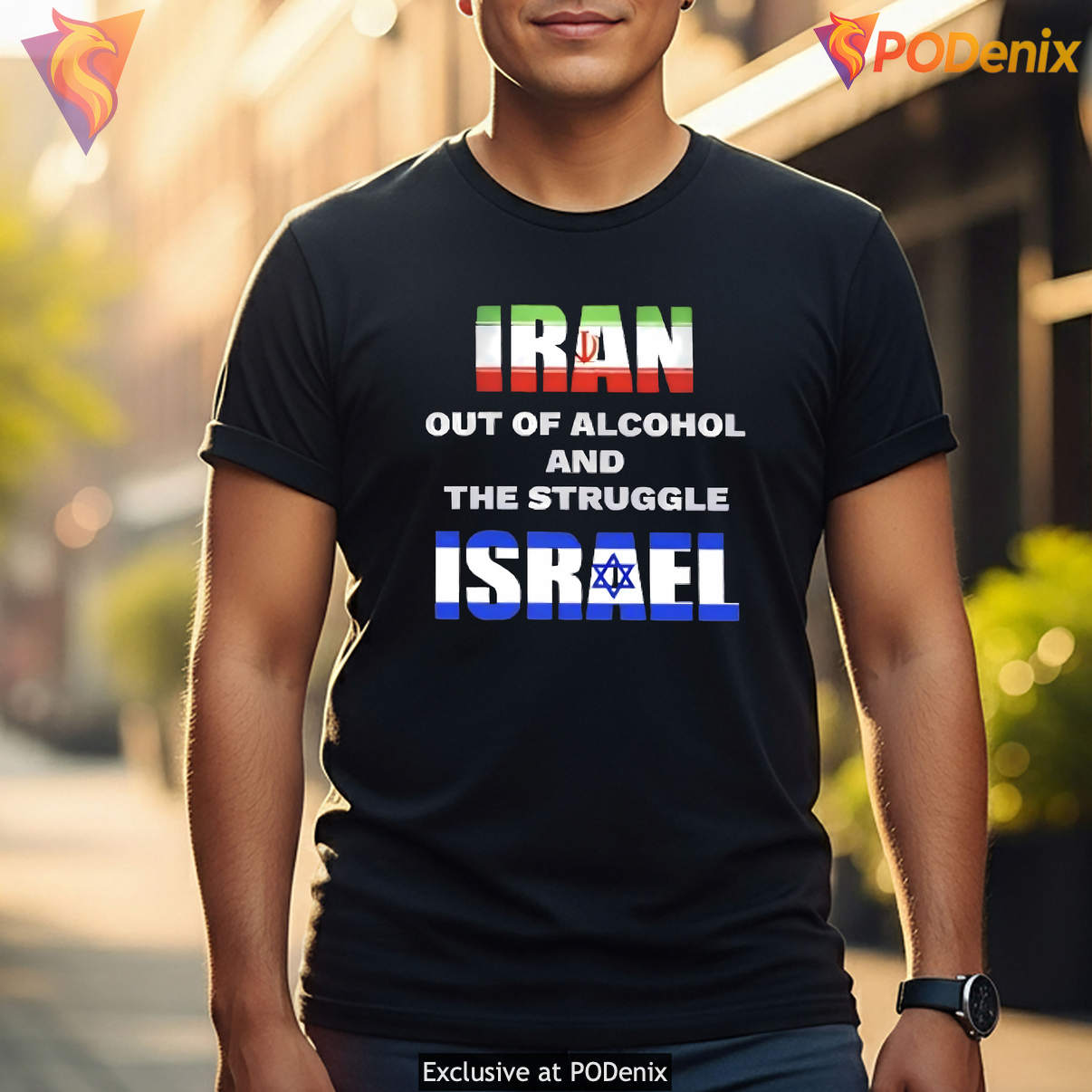 Iran Out Of Alcohol Israel Flag Tshirt The Struggle Funny Meme Graphic Mens Iran Out Of Alcohol Israel Flag Tshirt The Struggle Funny Meme Graphic Mens