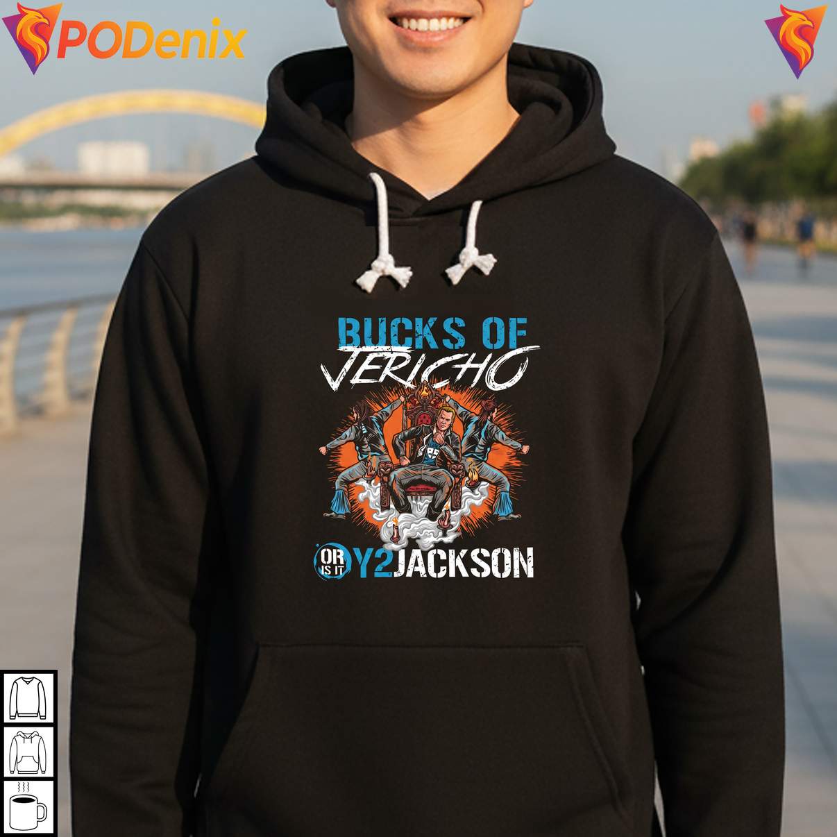 Is It Y2Jackson Bucks Jericho Shirt Pro Wrestling Sports Fan Graphic For Men