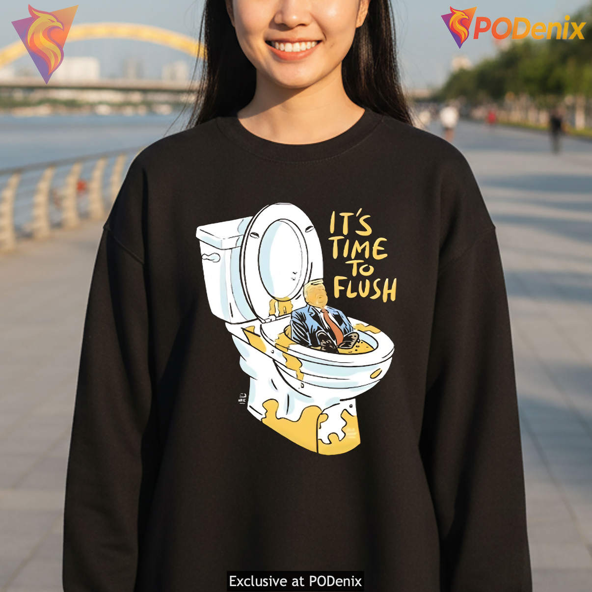Its Time To Flush Toilet Trump T-Shirt Funny Political Campaign Graphic Mens Its Time To Flush Toilet Trump T-Shirt Funny Political Campaign Graphic Mens
