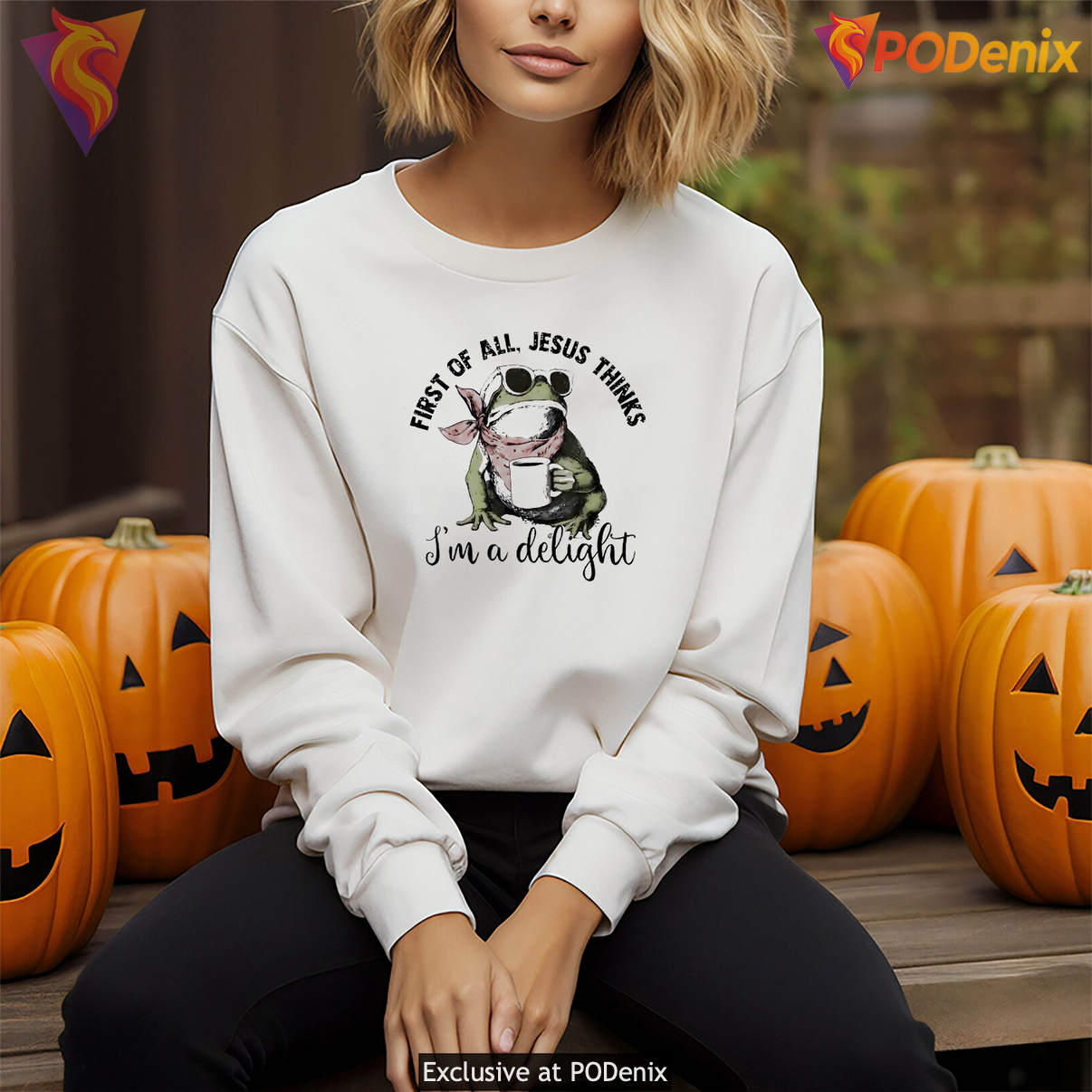 Jesus Thinks Im A Delight Tshirt Christian Frog Funny Humor Graphic For Women Jesus Thinks Im A Delight Tshirt Christian Frog Funny Humor Graphic For Women