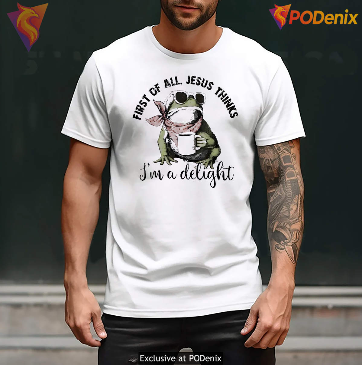 Jesus Thinks Im A Delight Tee Christian Frog Funny Humor Graphic For Women Jesus Thinks Im A Delight Tee Christian Frog Funny Humor Graphic For Women