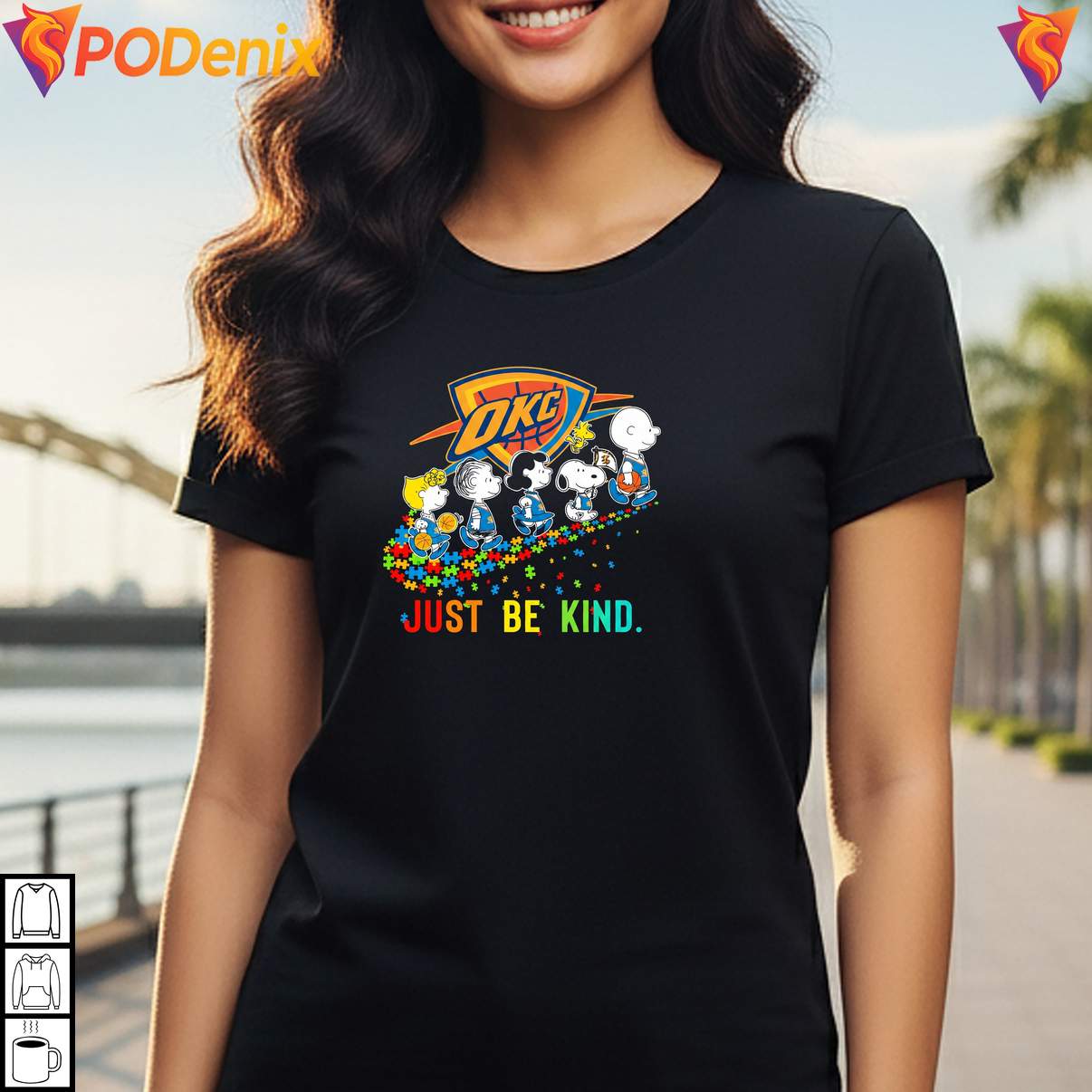 Just Be Kind Snoopy Thunder T-Shirt Peanuts Friends Road Fan Graphic For Mens Just Be Kind Snoopy Thunder T-Shirt Peanuts Friends Road Fan Graphic For Mens