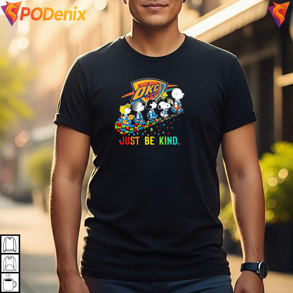 Just Be Kind Snoopy Thunder Tshirt Peanuts Friends Road Fan Graphic For Mens Just Be Kind Snoopy Thunder Tshirt Peanuts Friends Road Fan Graphic For Mens