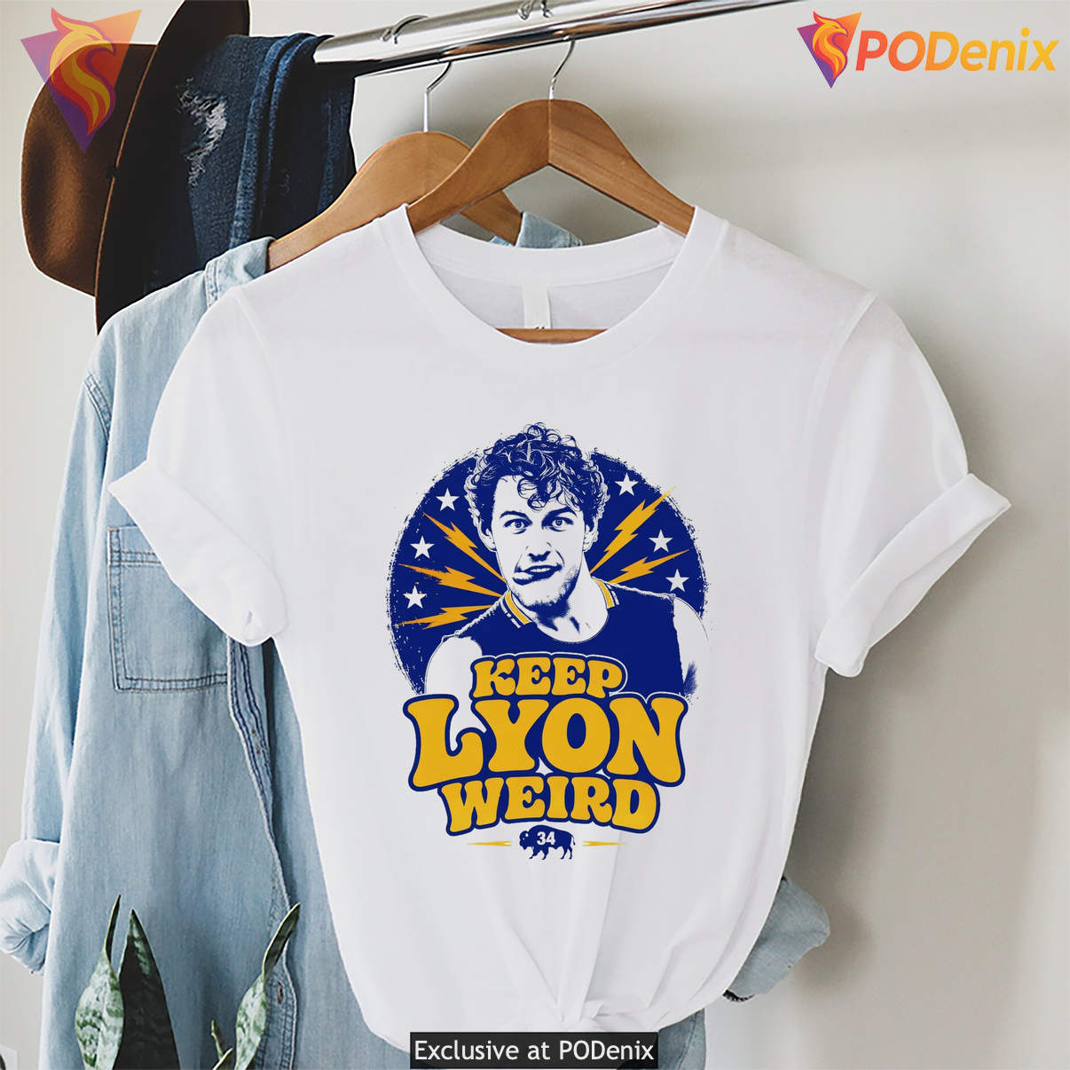 Keep Lyon Weird Alex Lyon 2026 Shirt Buffalo Sabres NHL Hockey Fan Graphic Art
