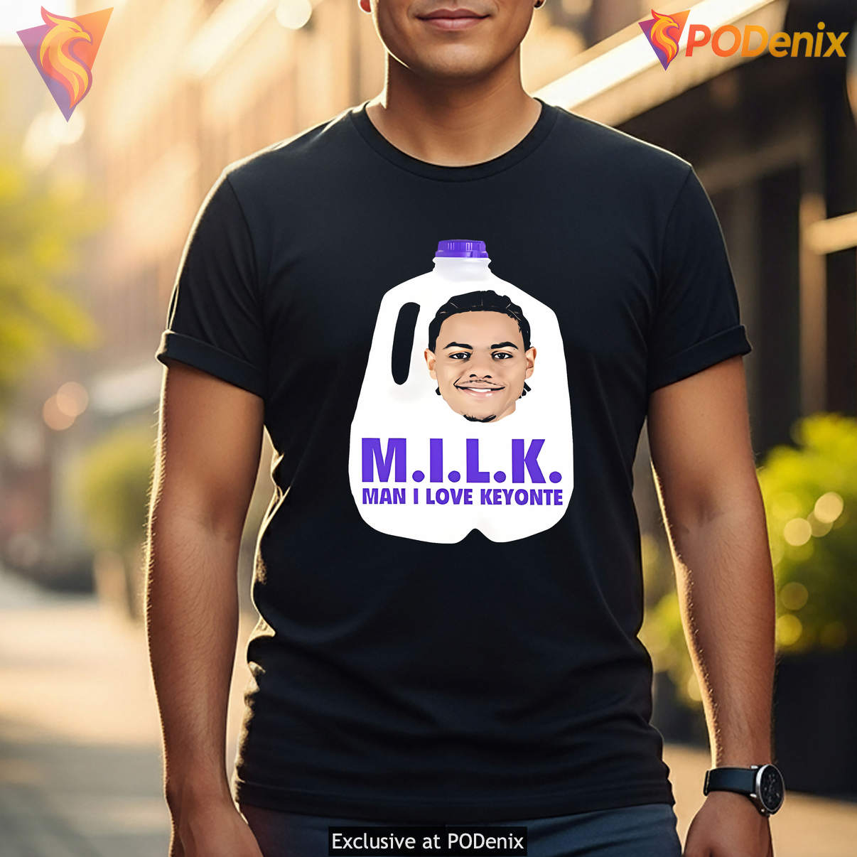 Keyonte George MILK Man I Love T-Shirt Basketball Sports Fan Casual Graphic Keyonte George MILK Man I Love T-Shirt Basketball Sports Fan Casual Graphic