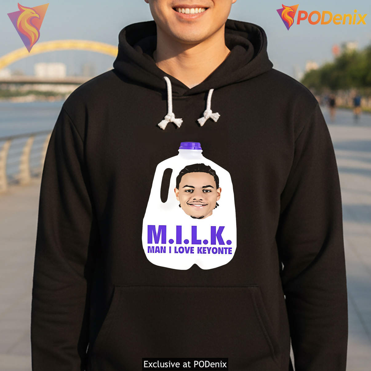Keyonte George MILK Man I Love Tee Basketball Sports Fan Casual Graphic Keyonte George MILK Man I Love Tee Basketball Sports Fan Casual Graphic