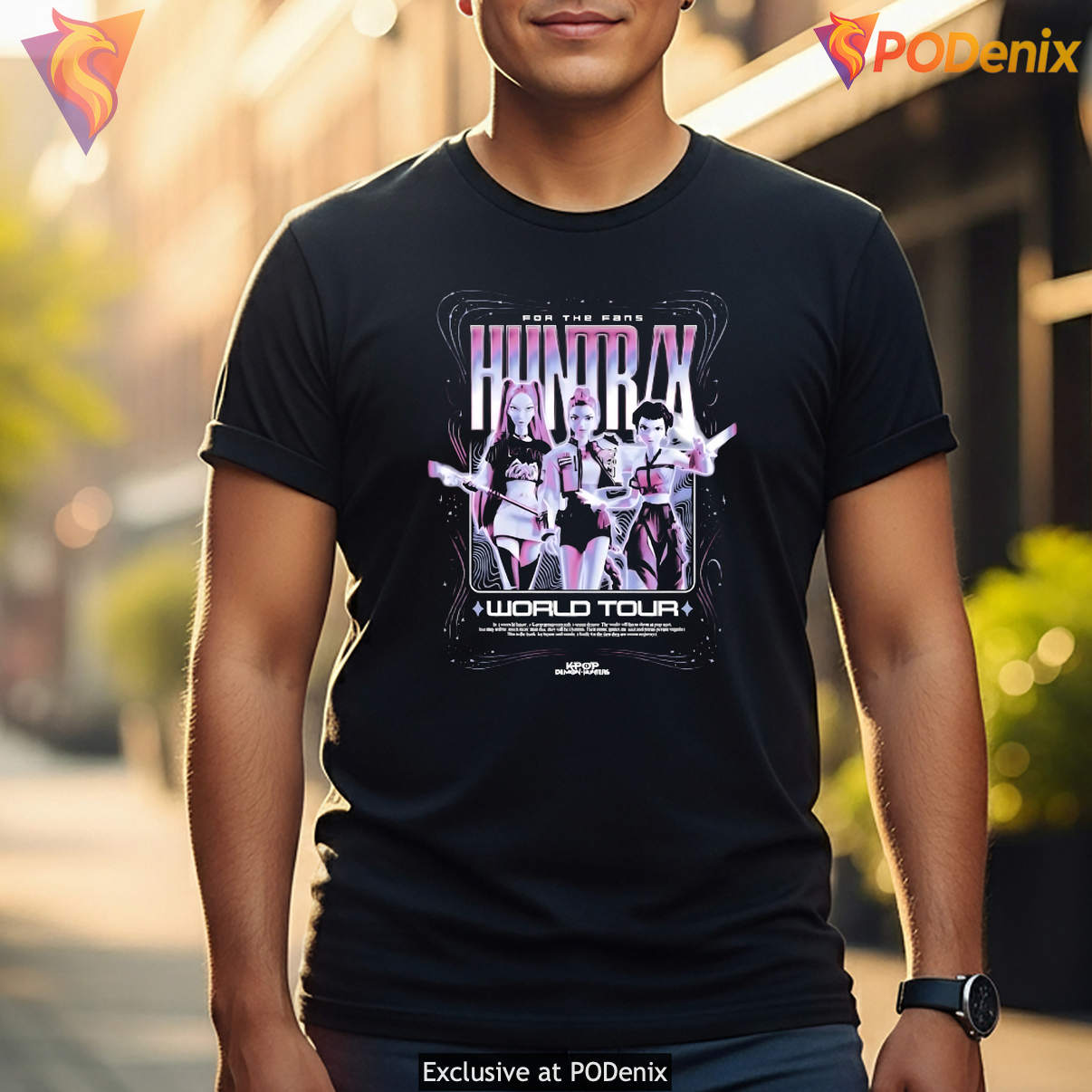 KPop Demon Hunters Shirt For The Fans World Tour Anime Graphic Design Lover
