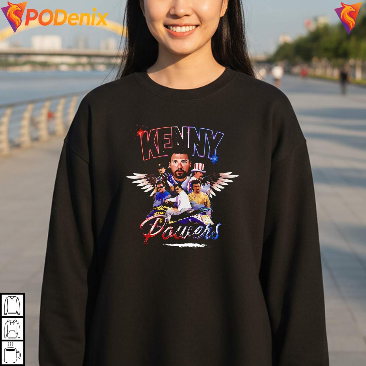 Legend Collage Kenny Powers Shirt Retro TV Show Fan Graphic Design For Mens