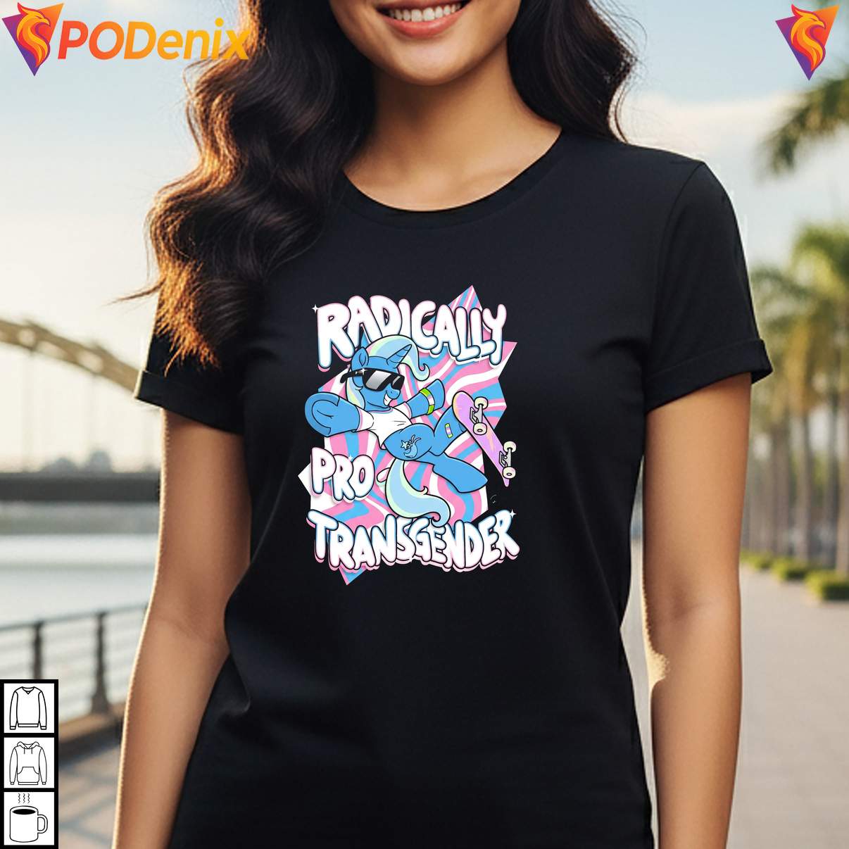 LGBTQ Pride Transgender Unicorn T-Shirt Radically Pro Equality Graphic Mens LGBTQ Pride Transgender Unicorn T-Shirt Radically Pro Equality Graphic Mens