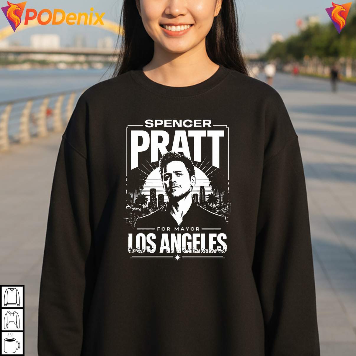 Los Angeles Mayor Spencer Pratt Shirt Funny Political Meme Graphic For Mens