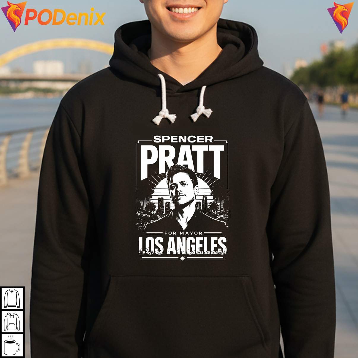 Los Angeles Mayor Spencer Pratt T-Shirt Funny Political Meme Graphic For Mens Los Angeles Mayor Spencer Pratt T-Shirt Funny Political Meme Graphic For Mens