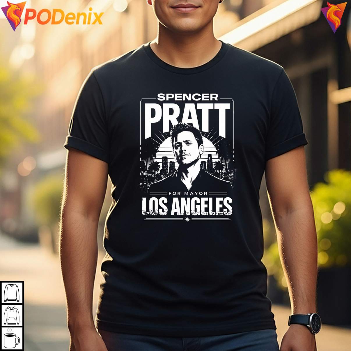 Los Angeles Mayor Spencer Pratt Tshirt Funny Political Meme Graphic For Mens Los Angeles Mayor Spencer Pratt Tshirt Funny Political Meme Graphic For Mens