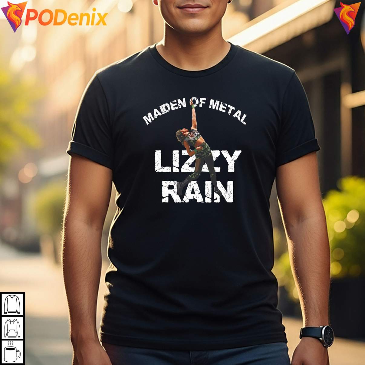 Maiden Of Metal Lizzy McAlpine Shirt Merchandise Concept Music Fan Graphic