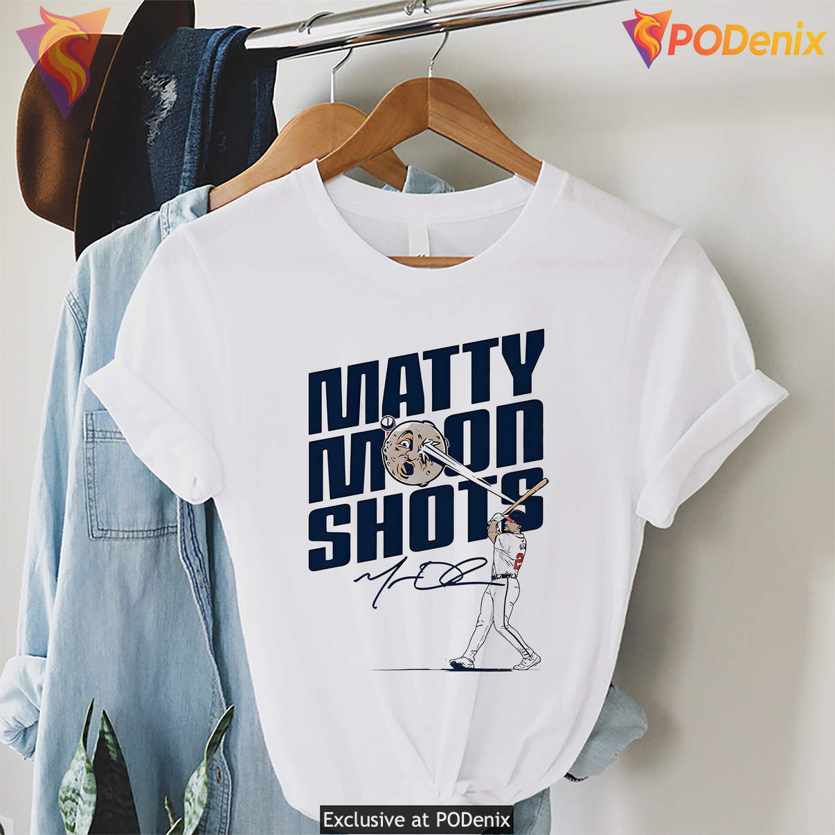 Matty Moonshots Baseball Fan Shirt Sports Graphic Novelty Casual Mens Humor