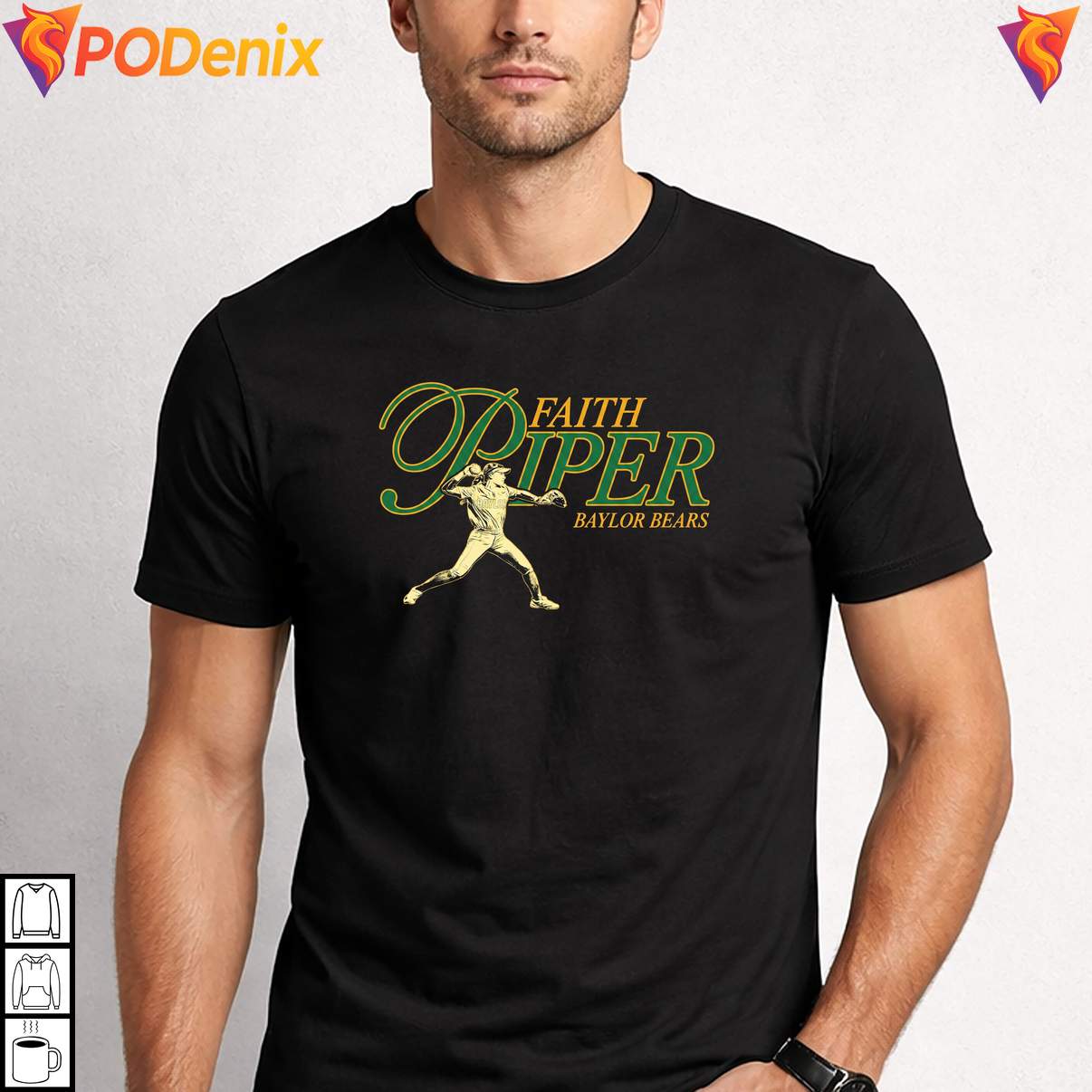 NCAA Softball Faith Piper Fan Shirt Baylor Bears Legacy Sports Graphic Mens