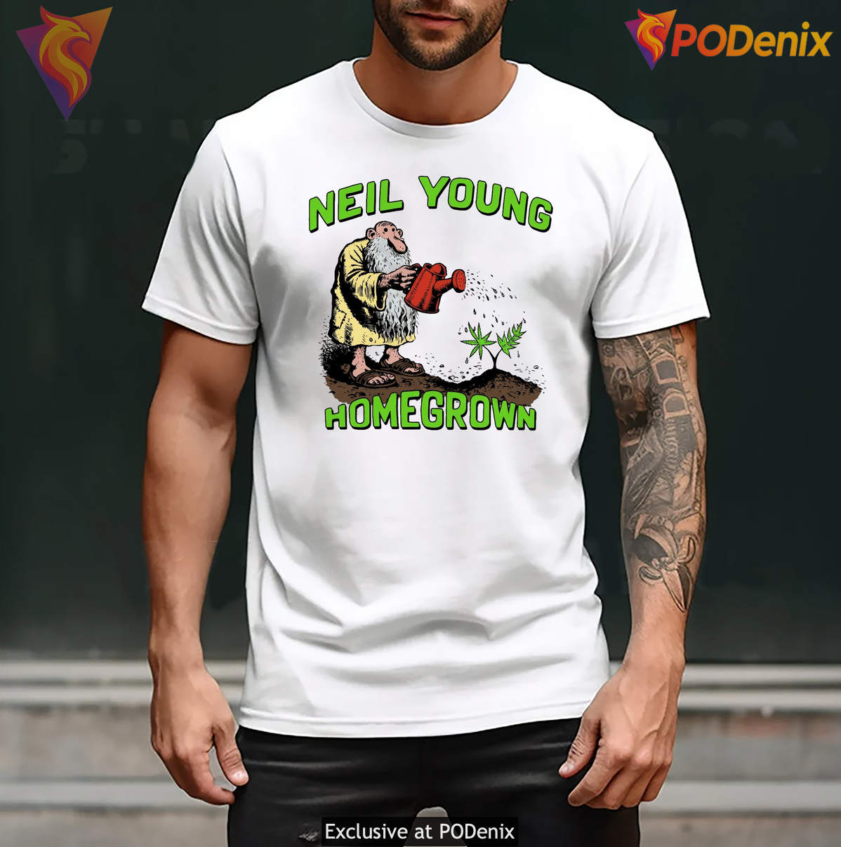 Neil Young Homegrown Fan T-Shirt Retro Classic Rock Music Lover Graphic For Men Neil Young Homegrown Fan T-Shirt Retro Classic Rock Music Lover Graphic For Men