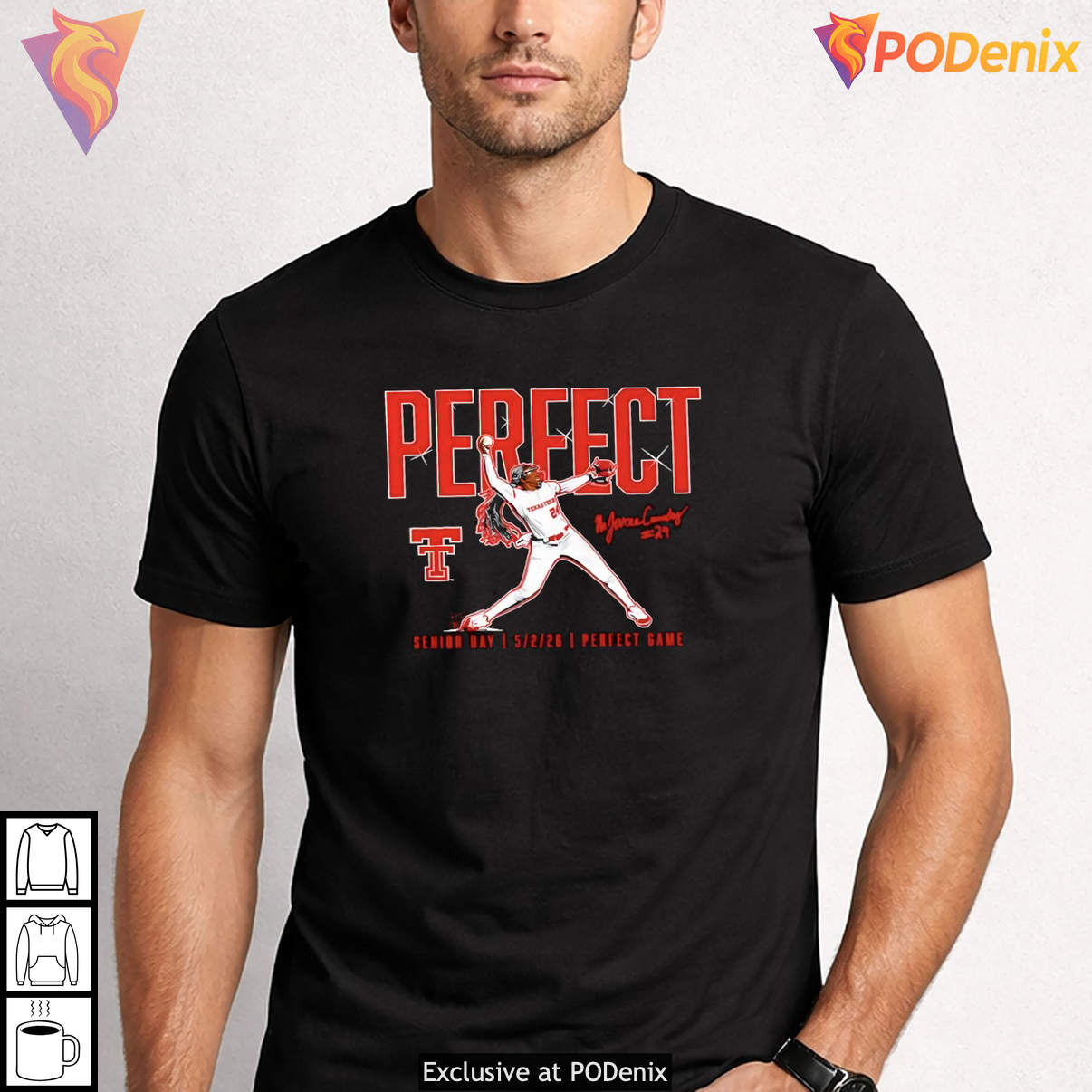 NiJaree Canady Perfect Game Texas Tech Softball Sports Fan Shirt Apparel