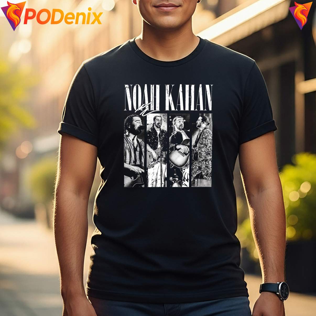 Noah Kahan Album Era 2026 Fan Shirt Indie Folk Singer Collage Graphic For Mens