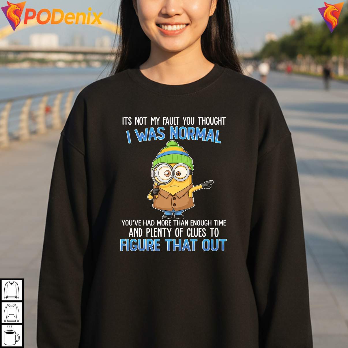 Not My Fault You Thought Im Normal Shirt Minions Funny Meme Graphic For Mens