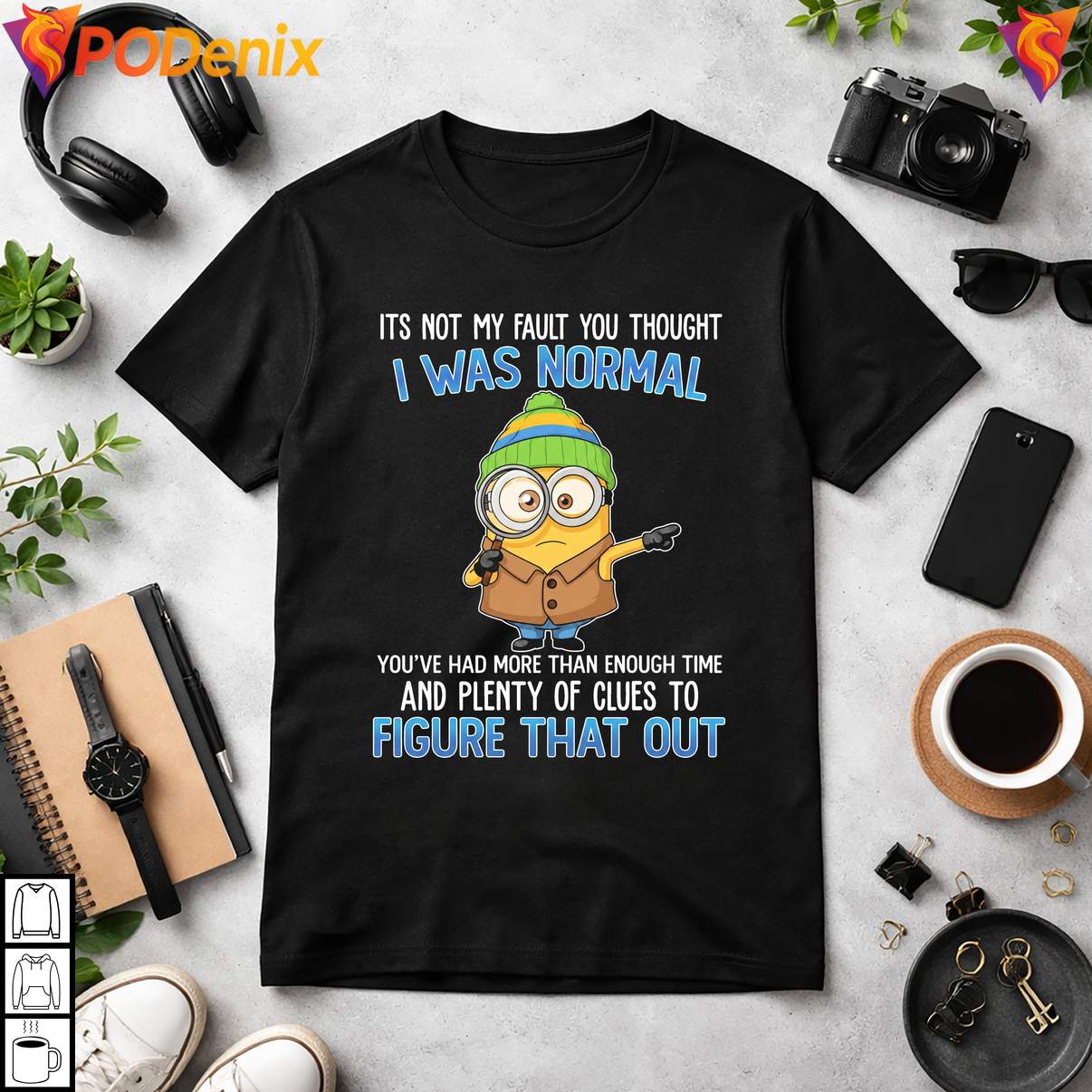 Not My Fault You Thought Im Normal T-Shirt Minions Funny Meme Graphic For Mens Not My Fault You Thought Im Normal T-Shirt Minions Funny Meme Graphic For Mens