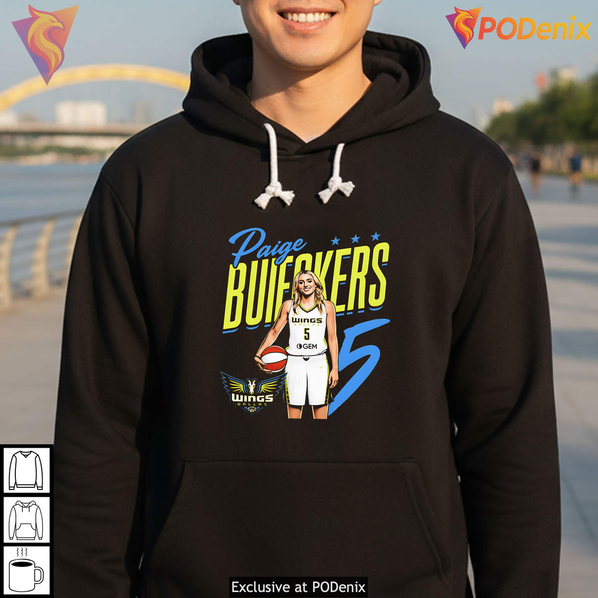 Paige Bueckers Number 5 Dallas Wings Basketball Sports Fan T-Shirt Apparel Paige Bueckers Number 5 Dallas Wings Basketball Sports Fan T-Shirt Apparel