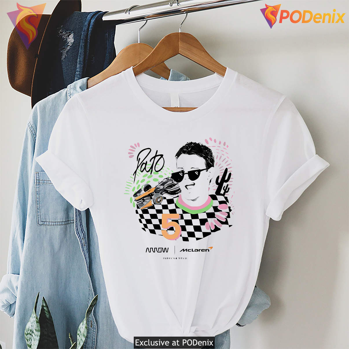 Pato OWard McLaren Racing Fan Shirt Motorsport Graphic Novelty Casual Mens