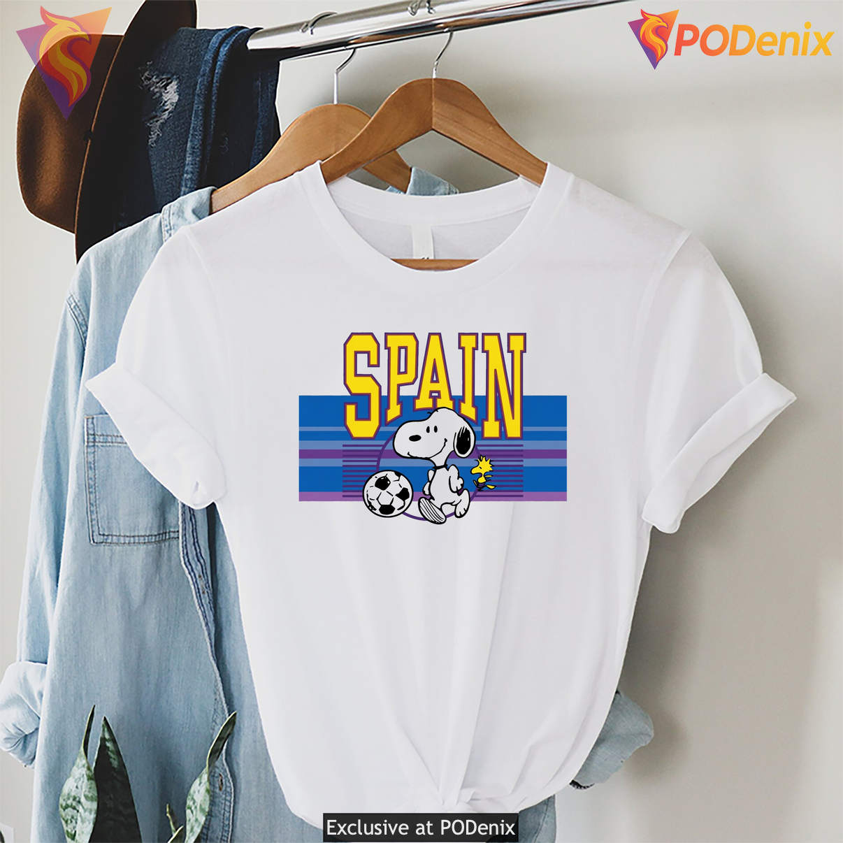 Peanuts Snoopy Woodstock Spain Tee Soccer Sports Team Fan Graphic For Mens Peanuts Snoopy Woodstock Spain Tee Soccer Sports Team Fan Graphic For Mens