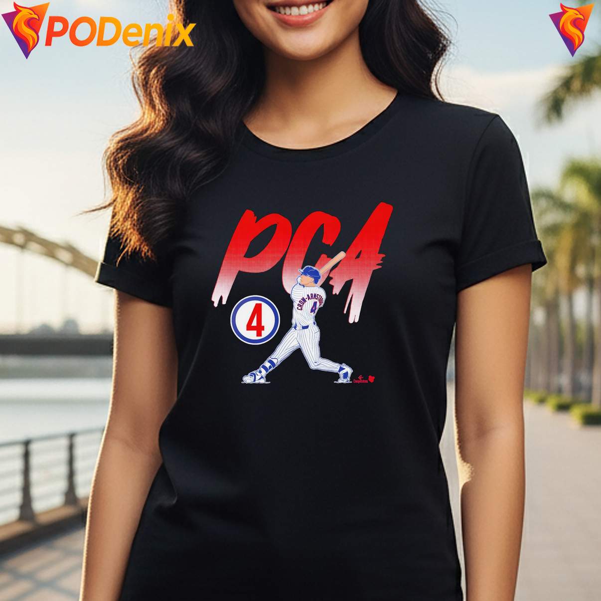 Pete Crow Armstrong Slugger Shirt Swing Number Baseball Fan Graphic For Men