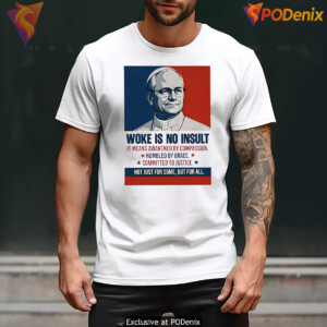 Pope Leo XIV Woke Is No Insult Shirt Awakened By Compassion Graphic For Mens