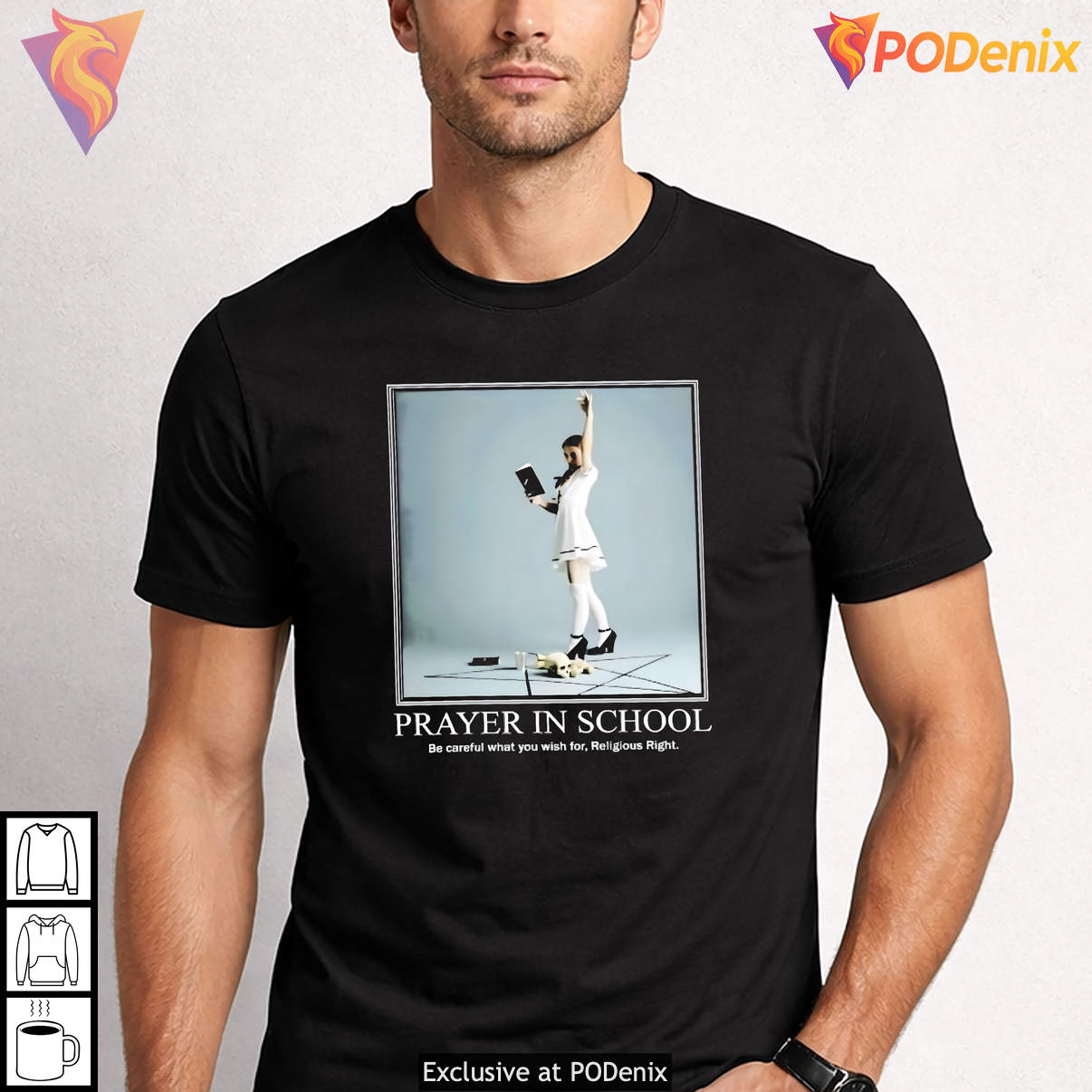 Prayer In School Be Careful What You Wish For Religious Meme Graphic T-Shirt Prayer In School Be Careful What You Wish For Religious Meme Graphic T-Shirt