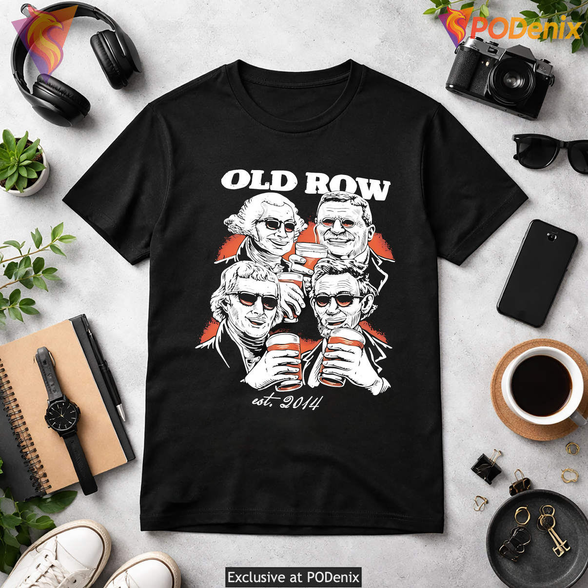 Presidential Party Animals Pocket Shirt Est 2014 Funny Political Graphic