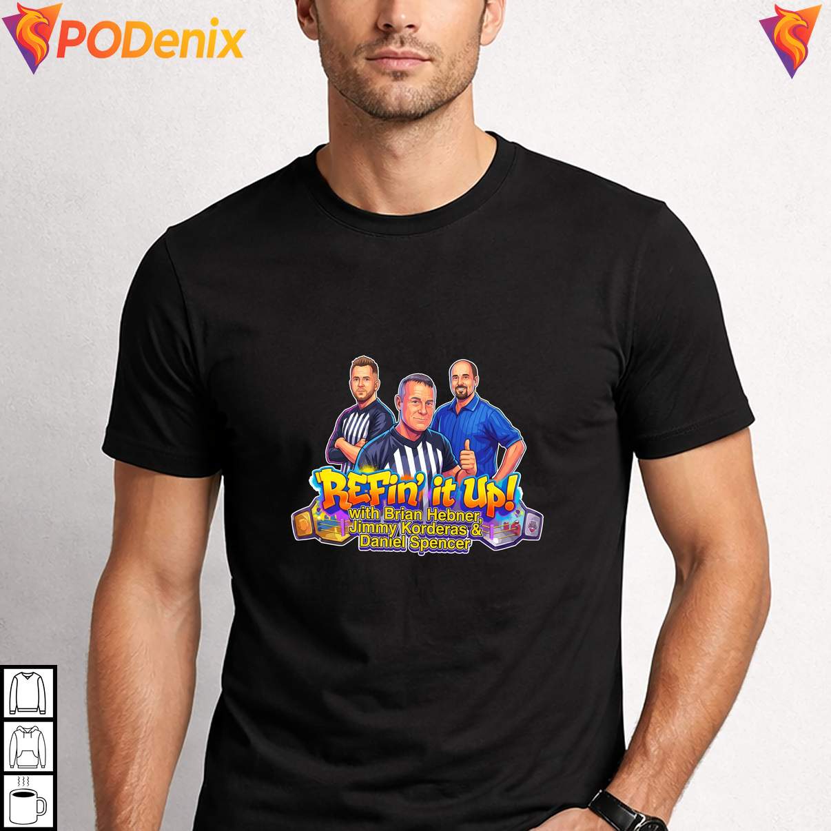 Refin It Up Daniel Spencer T-Shirt Brian Hebner Jimmy Korderas Fan Graphic Men Refin It Up Daniel Spencer T-Shirt Brian Hebner Jimmy Korderas Fan Graphic Men