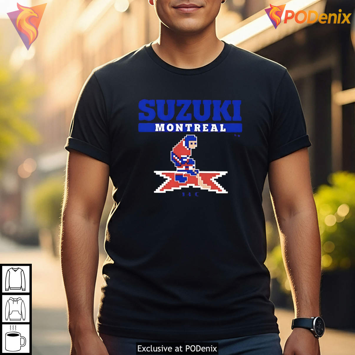 Retro Hockey Nick Suzuki 14 Montreal Sports Fan Apparel Novelty Graphic Shirt
