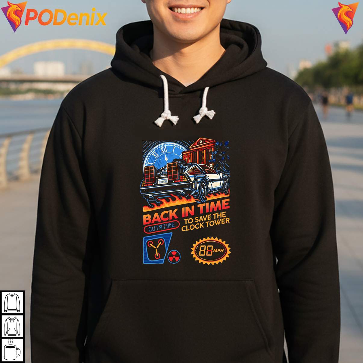 Retro Nintendo Cartridge Parody Shirt Back To The Future Time Travel Mens