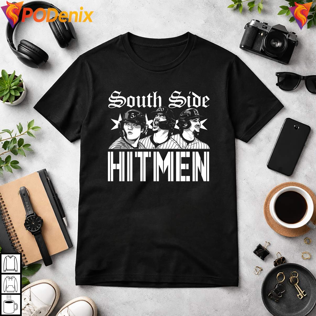 Retro South Side Hitmen Fan Tshirt Baseball Sports Graphic Design Apparel Mens Retro South Side Hitmen Fan Tshirt Baseball Sports Graphic Design Apparel Mens