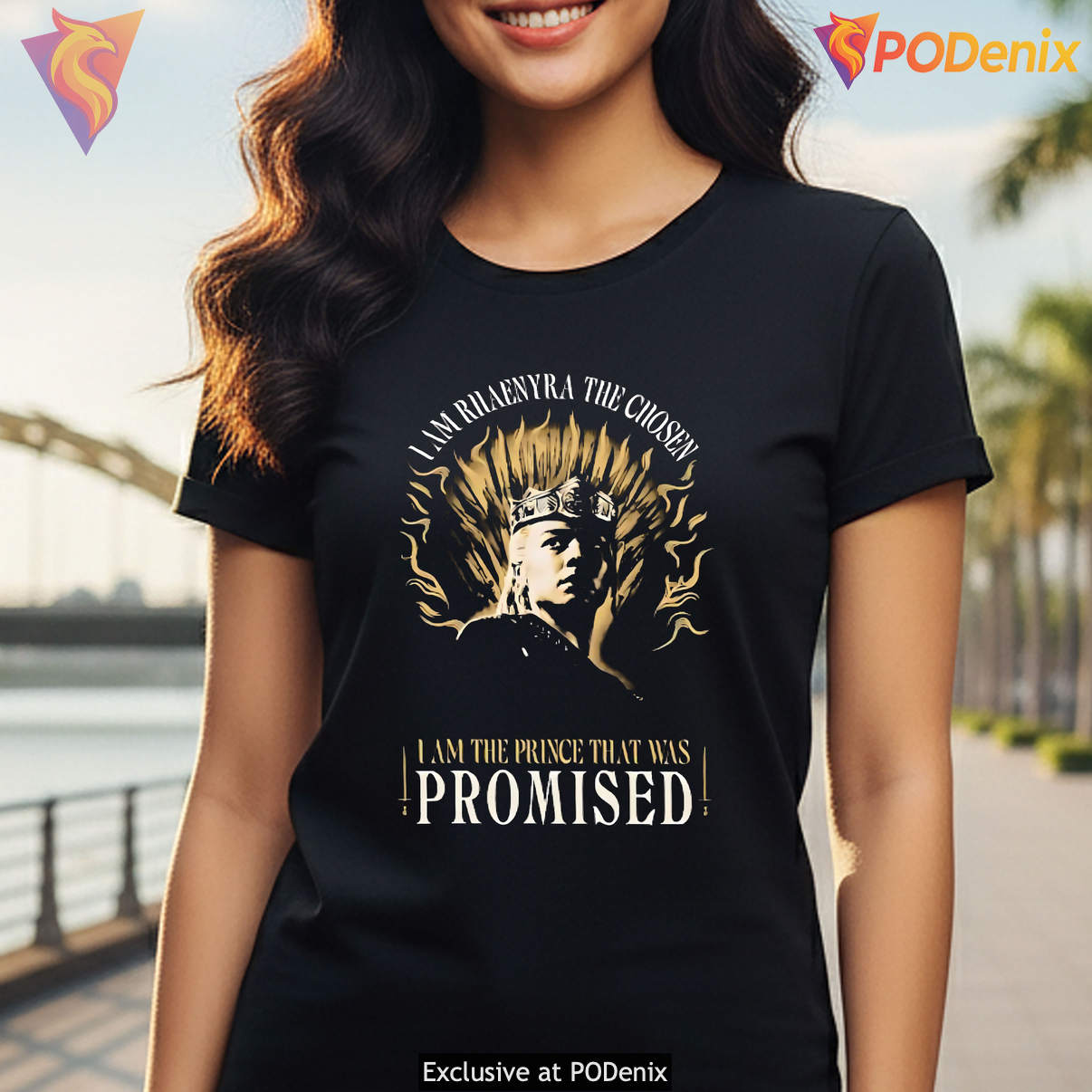 Rhaenyra Targaryen Chosen Prince Shirt House Dragon Graphic Womens Novelty