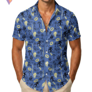 Rings Anime Egghead Hawaiian Shirt 2026 Game Character Tropical Beach Apparel