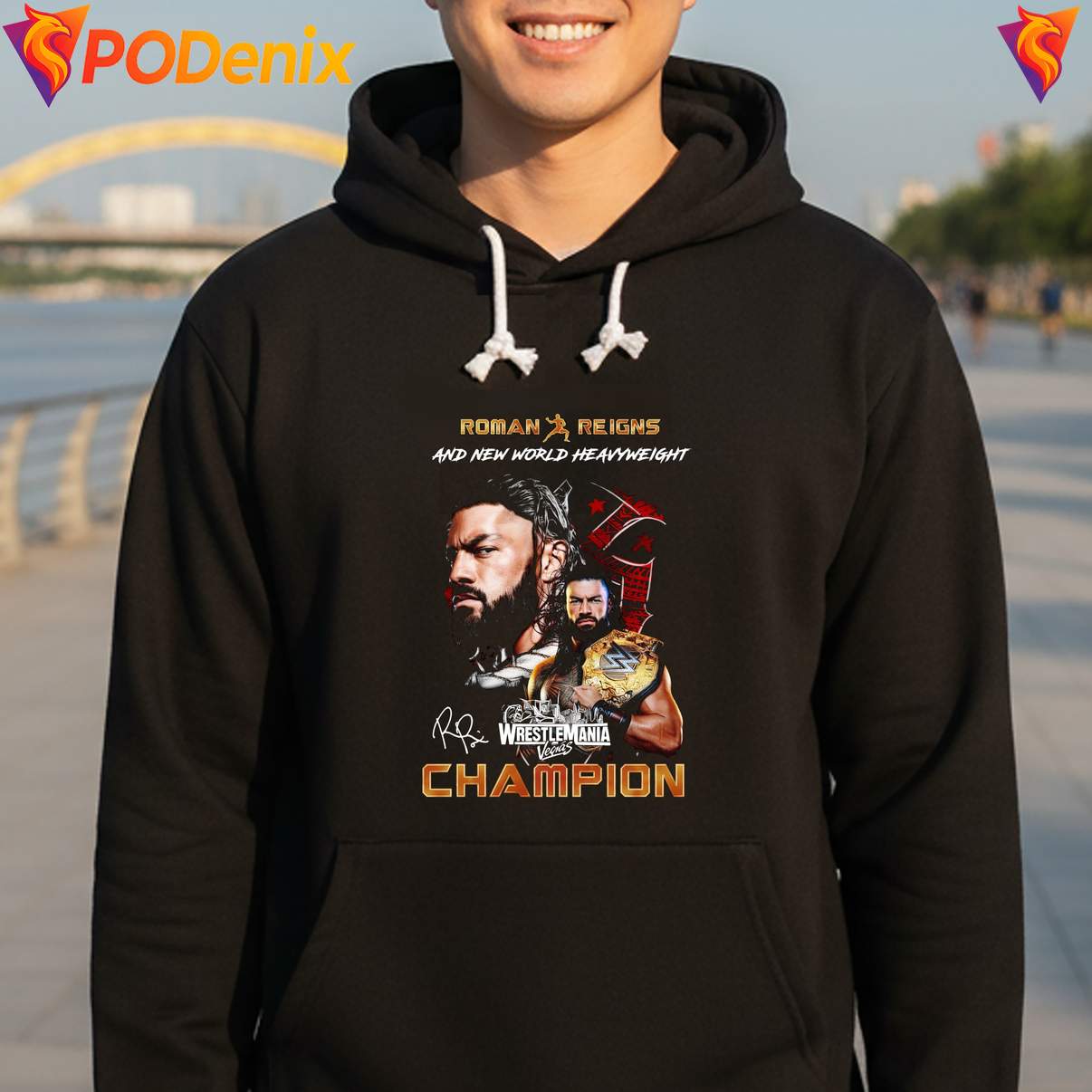 Roman Reigns WrestleMania 42 Shirt World Heavyweight Champion Fan Graphic
