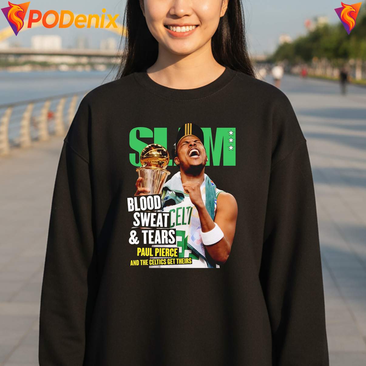 Slam Blood Sweat And Tears Shirt Paul Pierce Celtics Basketball Graphic Men