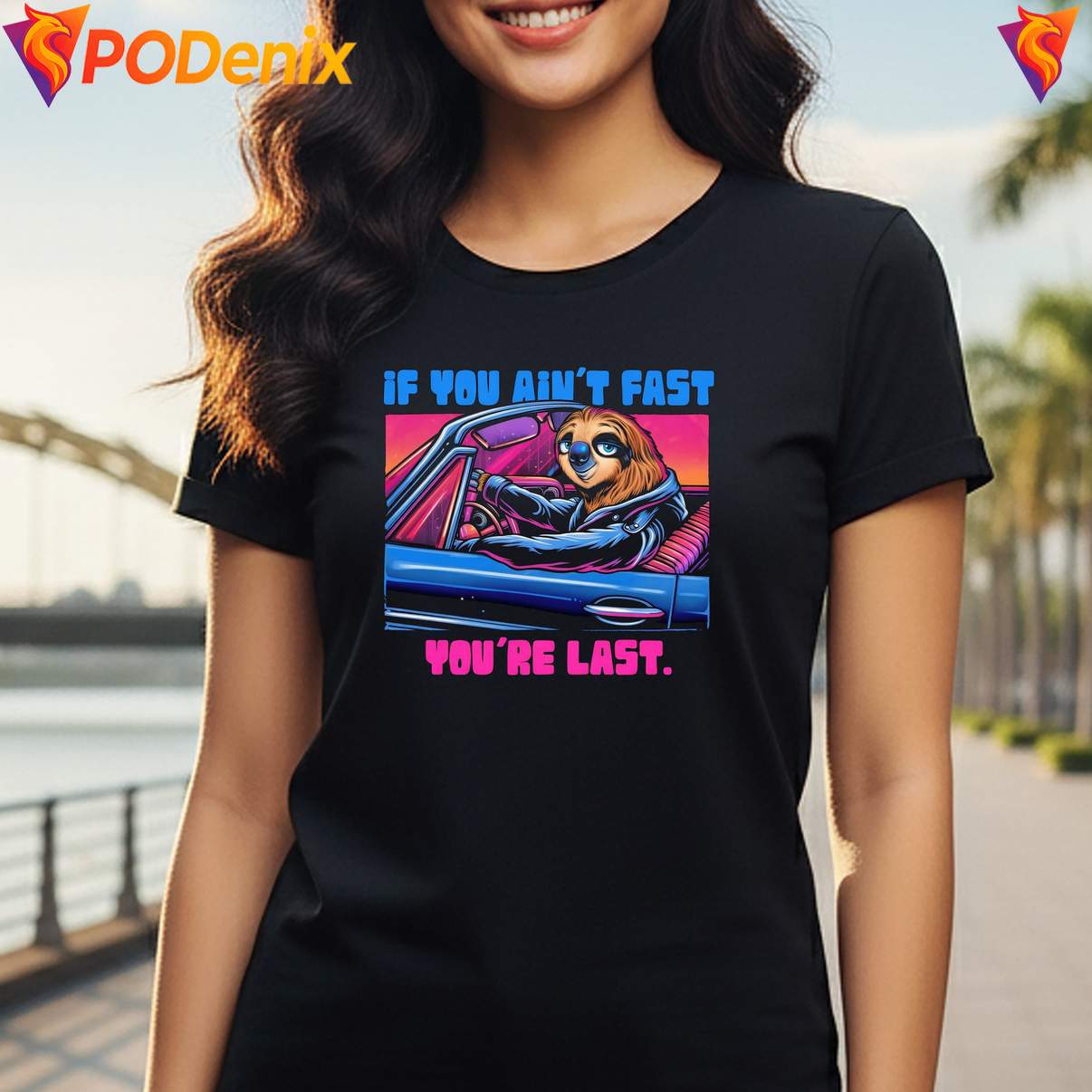 Sloth Driving Car If You Aint Fast Tshirt You Are Last Funny Meme Humor Art Sloth Driving Car If You Aint Fast Tshirt You Are Last Funny Meme Humor Art